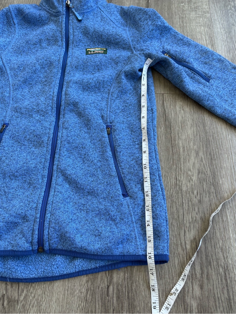 Women's L.L.Bean Sweater Fleece Full-Zip Jacket XS - Picture 5 of 6
